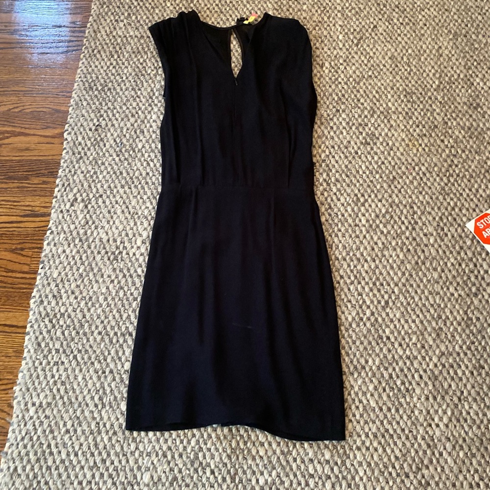 Black knee length dress